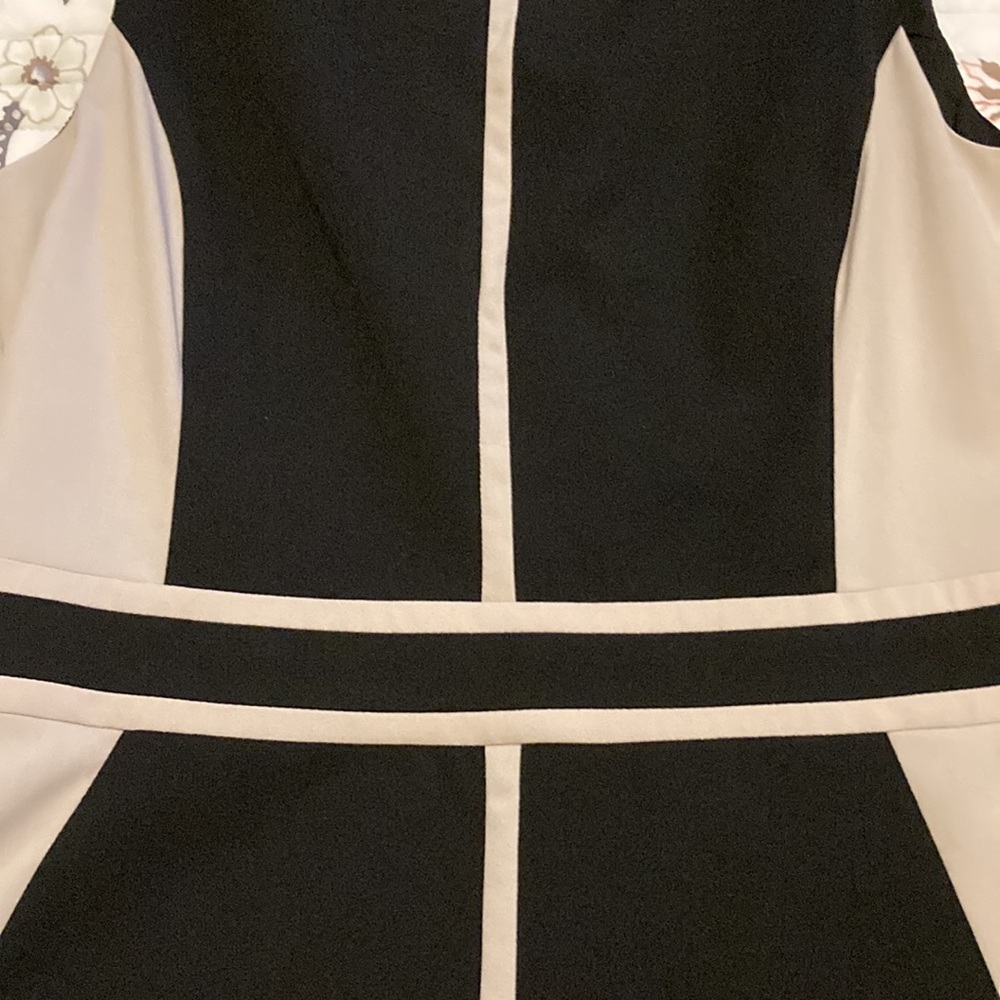 Black & Tan Colorblock Dress by NewYork & Company (Size 14) - Picture 6 of 8